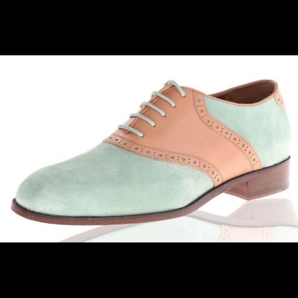 Florsheim by Duckie Brown Saddle Shoes 9.5 US Mint Suede Patent, Rarest(2 known) - Picture 4 of 4